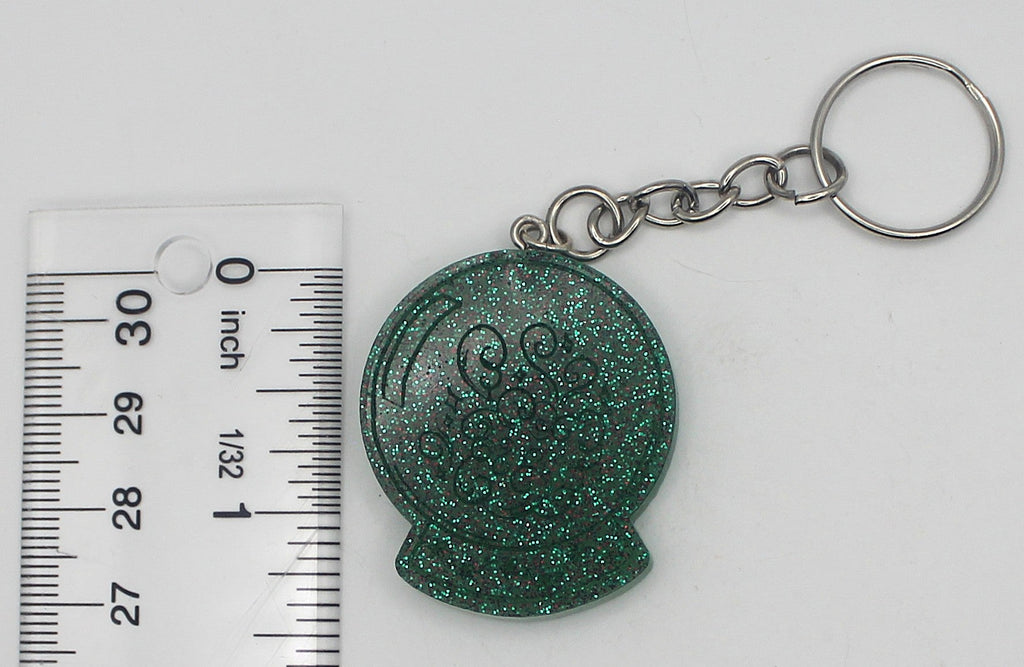 Resin Crystal Ball Keychain | | Wiccan Center