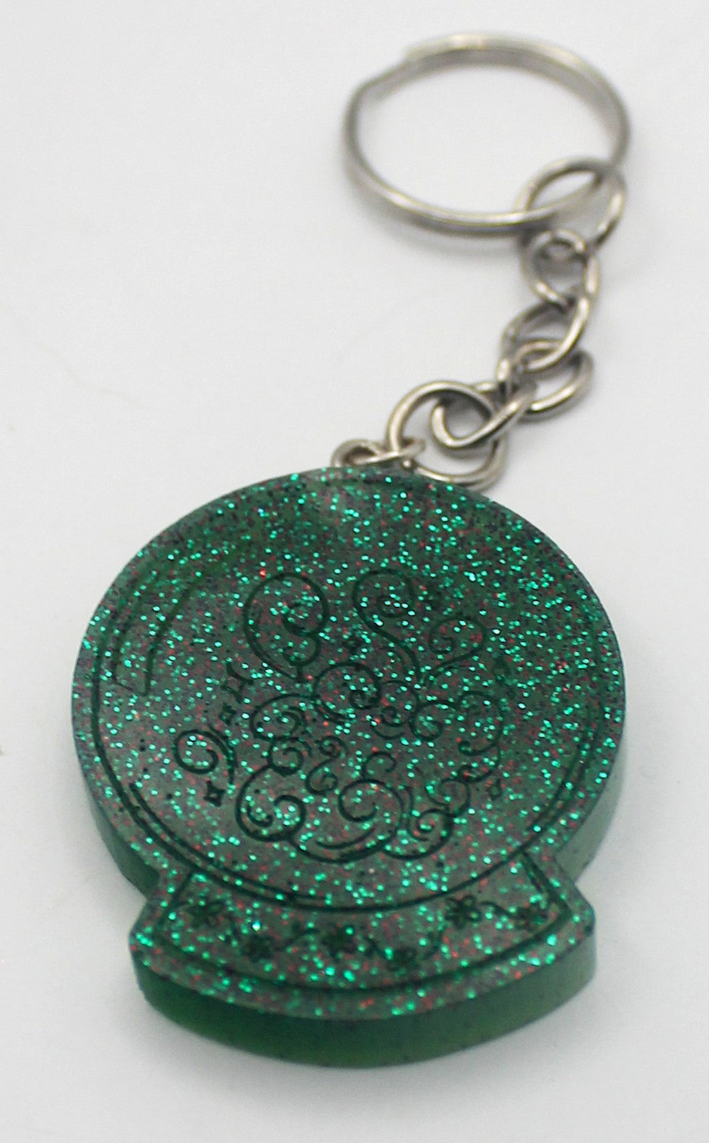 Resin Crystal Ball Keychain | | Wiccan Center