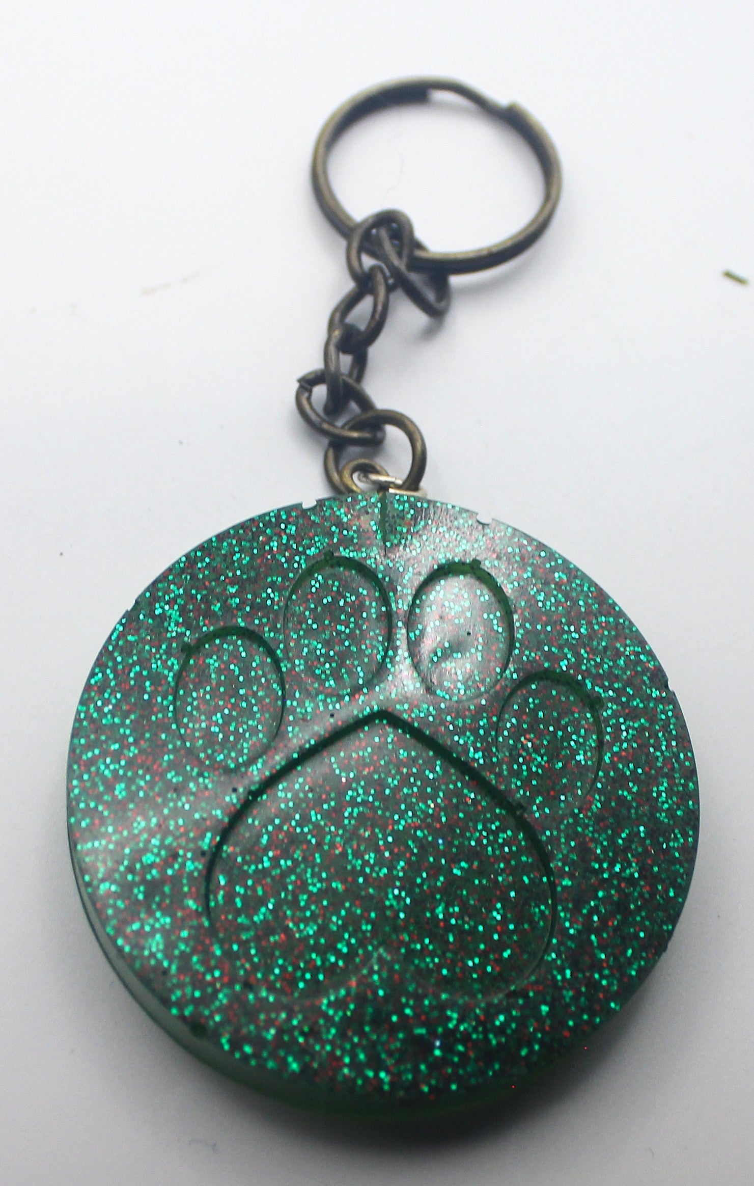 Resin Pawprint Keychain | | Wiccan Center