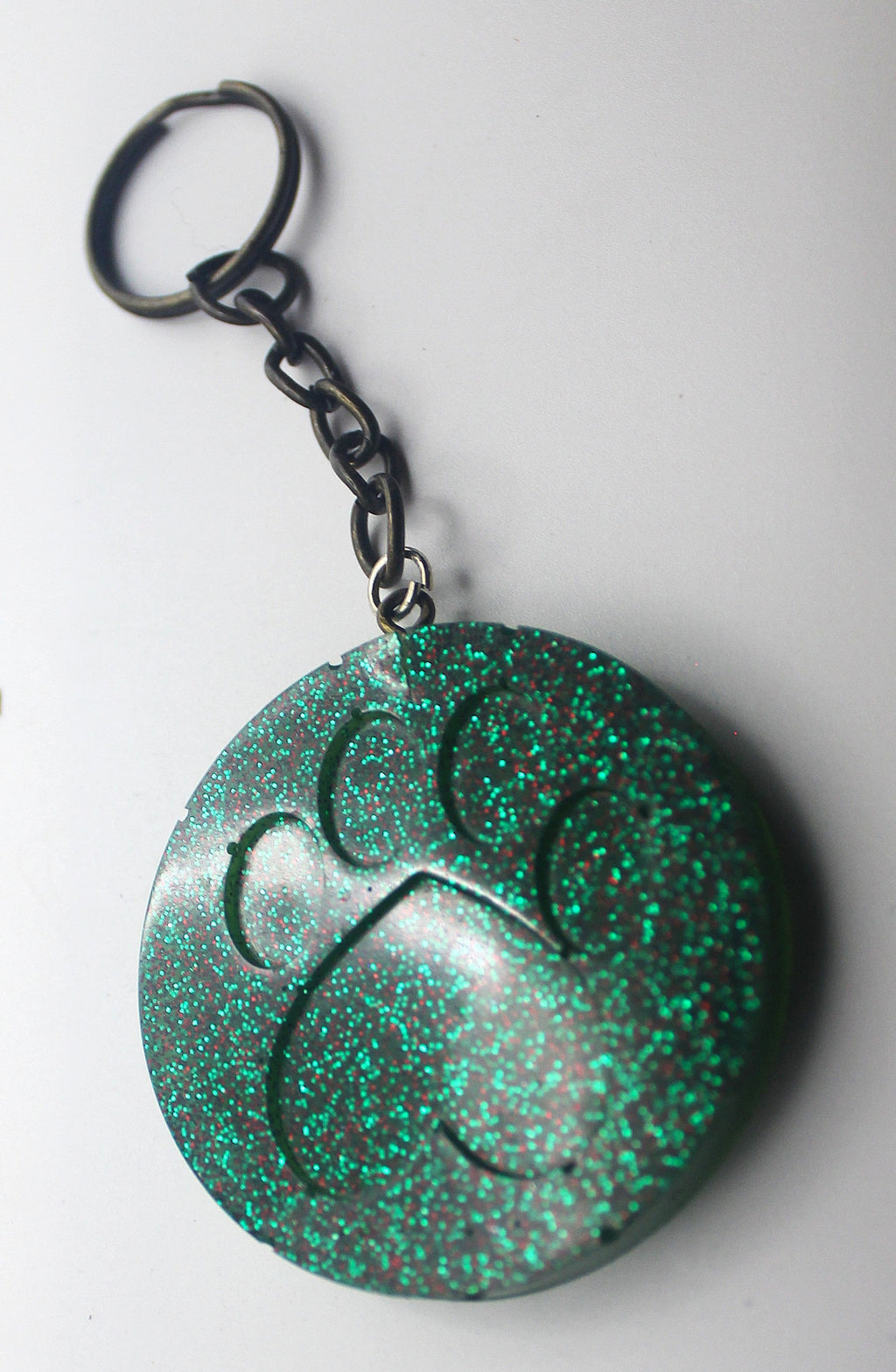 Resin Pawprint Keychain | | Wiccan Center