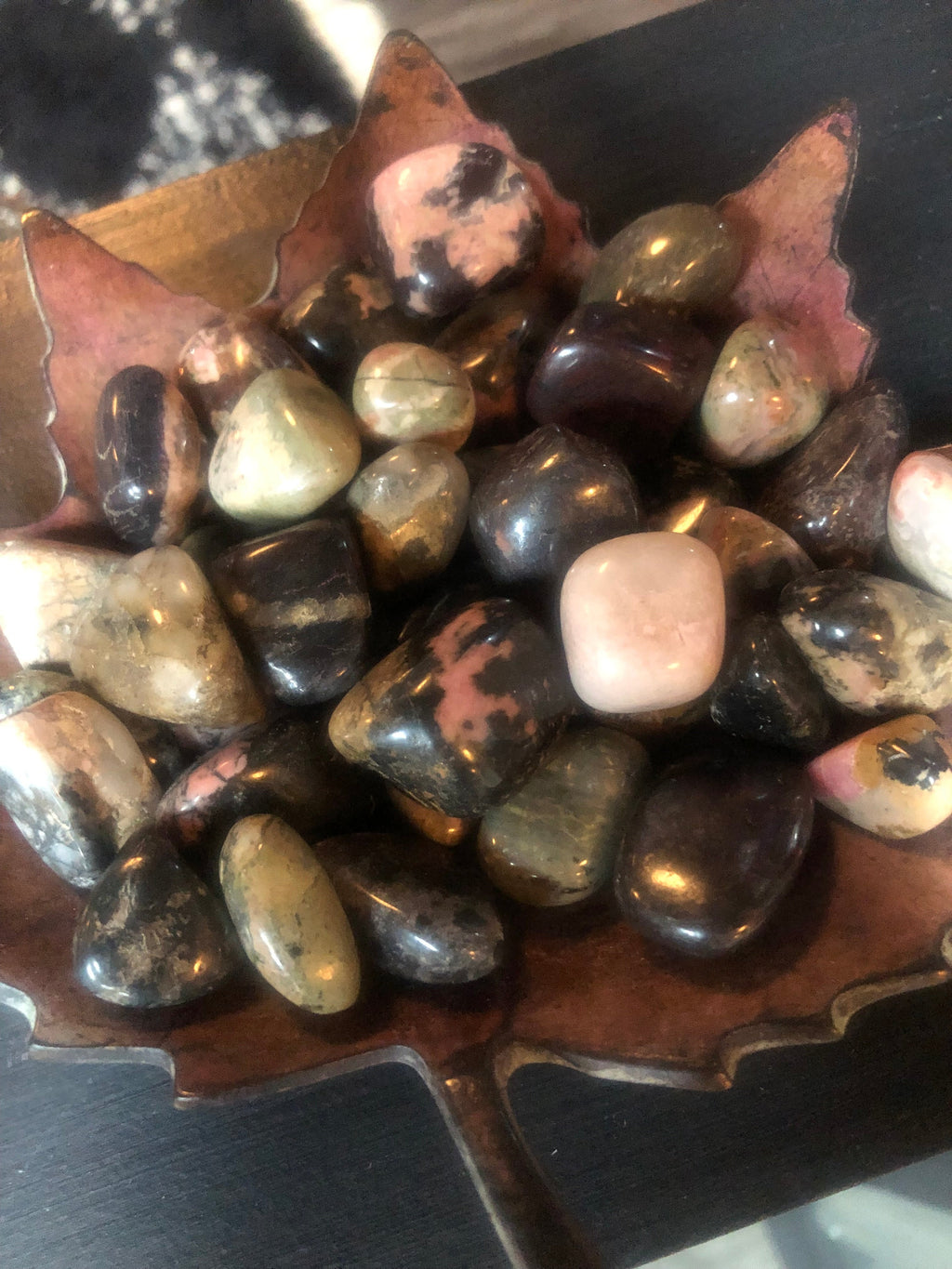 Rhodonite Tumbled Stone | | Wiccan Center