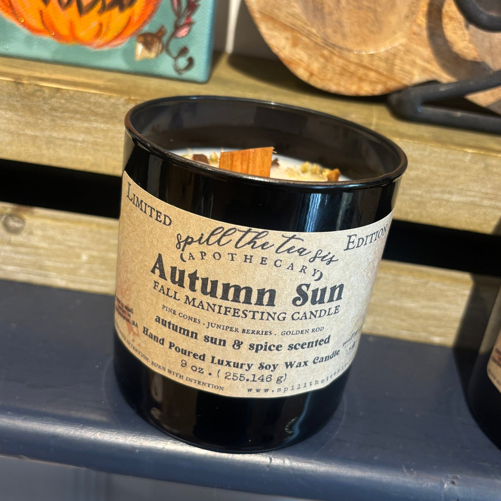 Autumn Sun Intention Candle | Warm Spiced Autumn