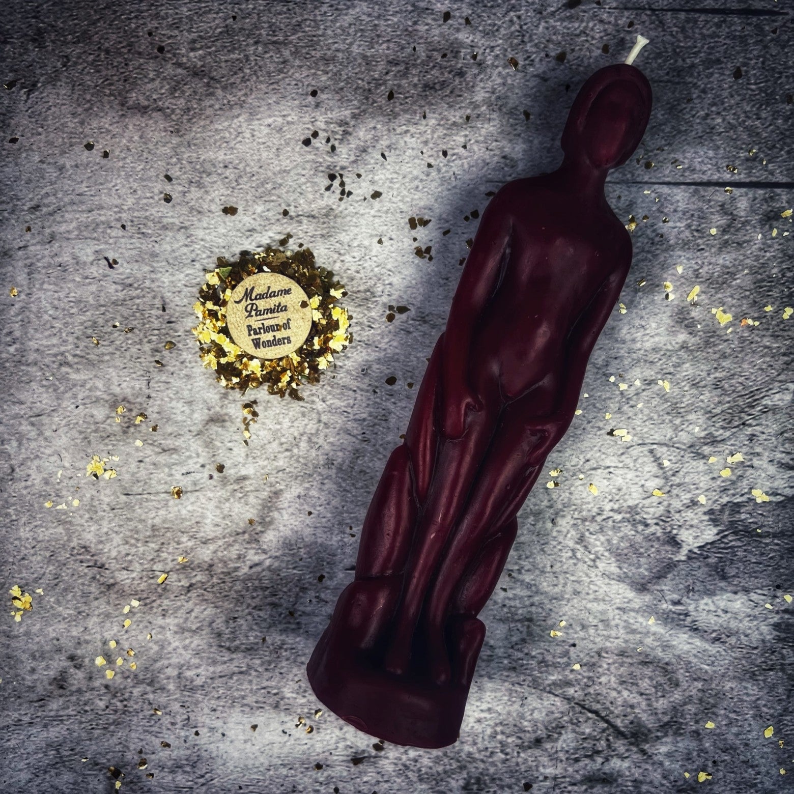 Beeswax Human Figural Spell Candle - Personal Empowerment & Intention Magic | Beeswax Candle | Wiccan Center