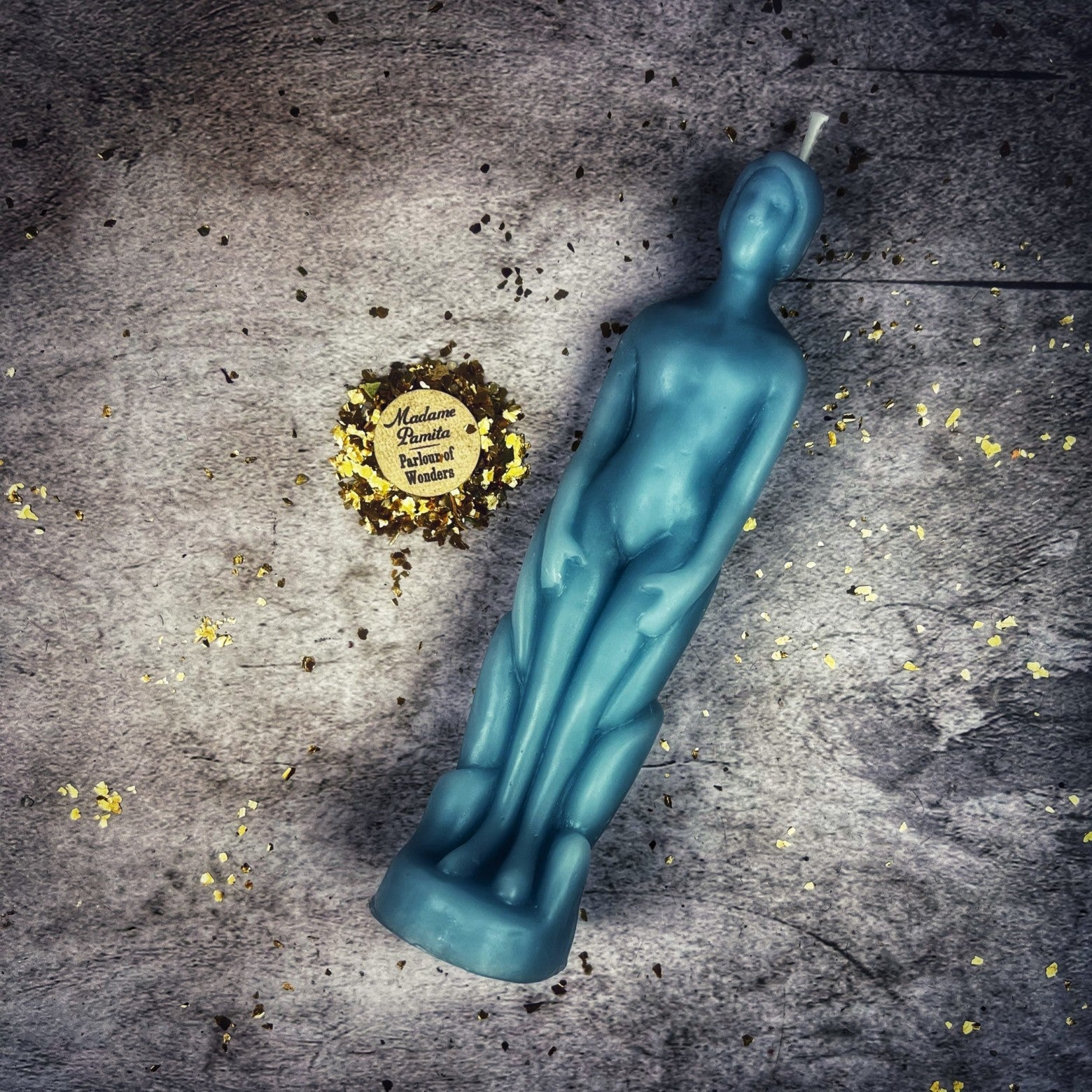 Beeswax Human Figural Spell Candle - Personal Empowerment & Intention Magic | Beeswax Candle | Wiccan Center