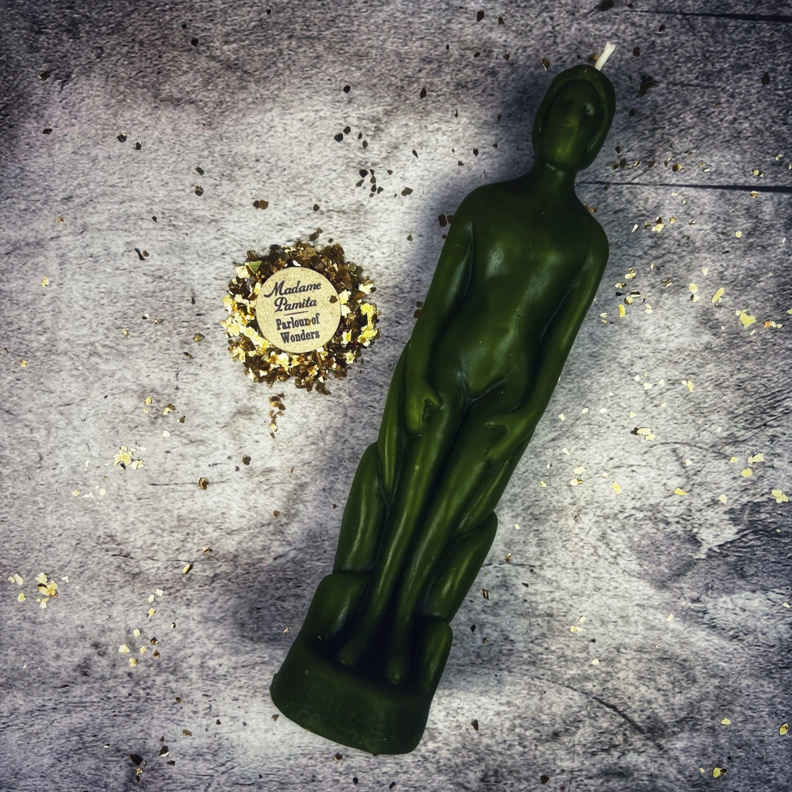 Beeswax Human Figural Spell Candle - Personal Empowerment & Intention Magic | Beeswax Candle | Wiccan Center