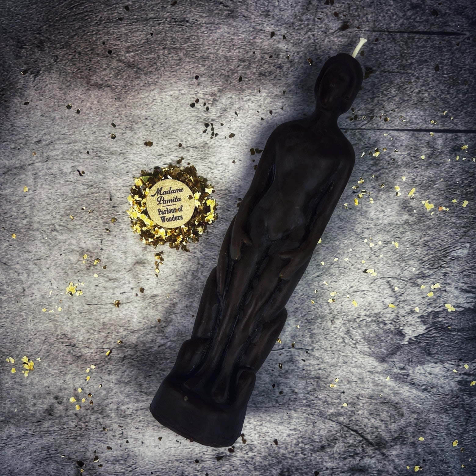 Beeswax Human Figural Spell Candle - Personal Empowerment & Intention Magic | Beeswax Candle | Wiccan Center