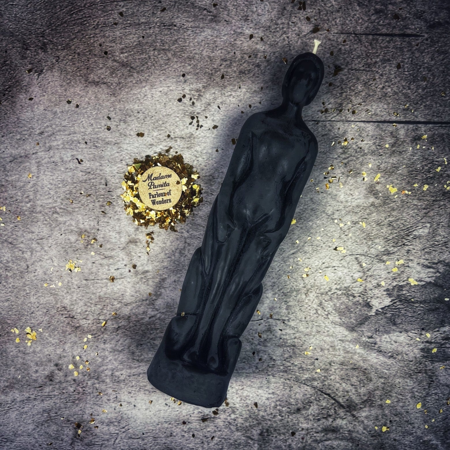 Beeswax Human Figural Spell Candle - Personal Empowerment & Intention Magic | Beeswax Candle | Wiccan Center