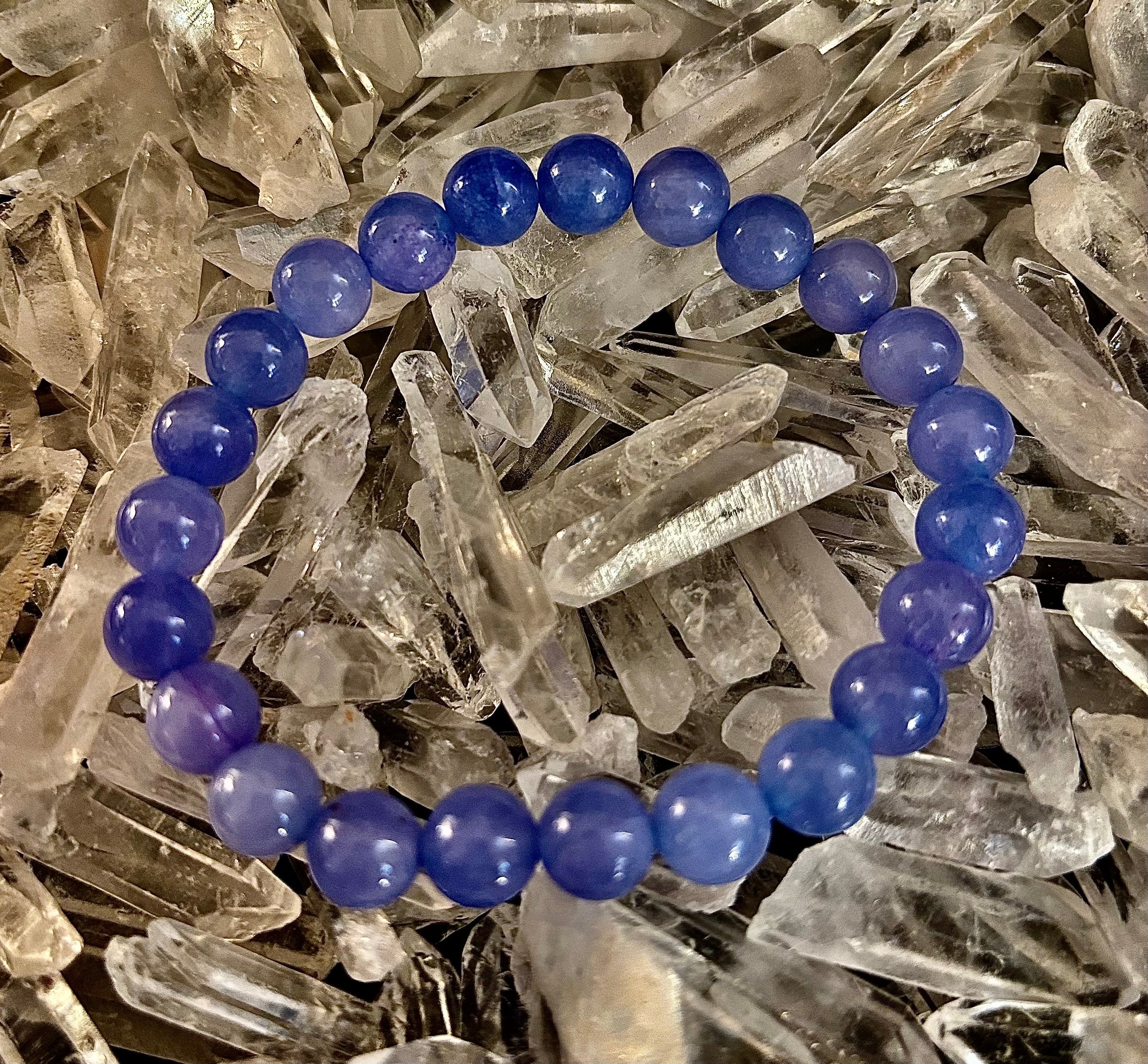Celestine Serenity Bracelet | Handcrafted Energy Beads for Peace & Spiritual Connection | | Wiccan Center