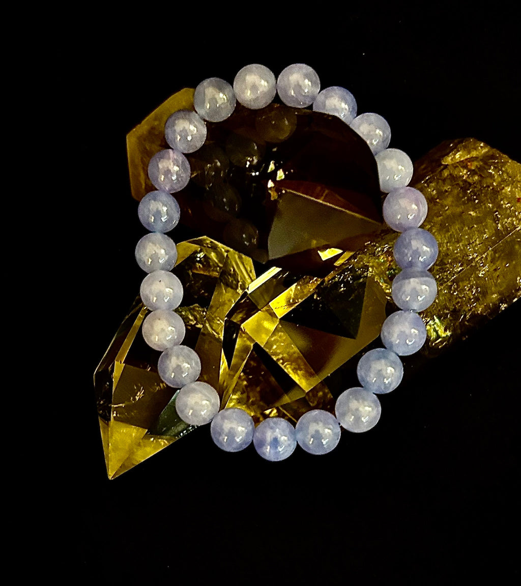 Celestine Serenity Bracelet | Handcrafted Energy Beads for Peace & Spiritual Connection | | Wiccan Center