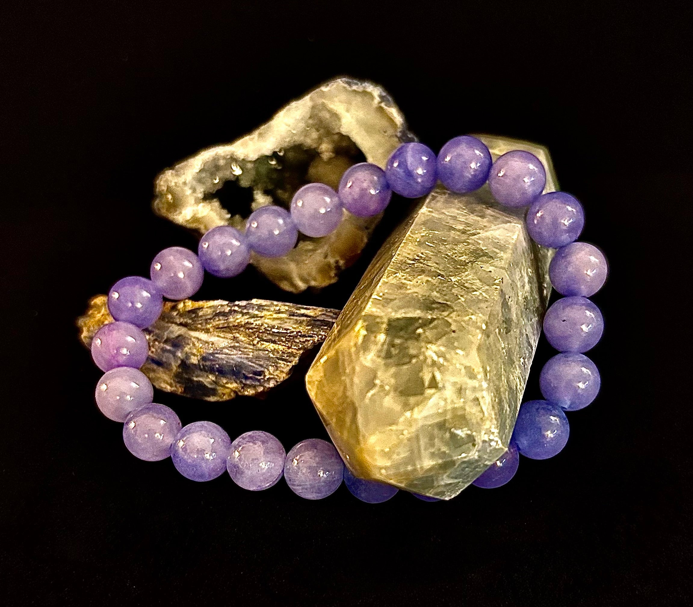 Celestine Serenity Bracelet | Handcrafted Energy Beads for Peace & Spiritual Connection | | Wiccan Center