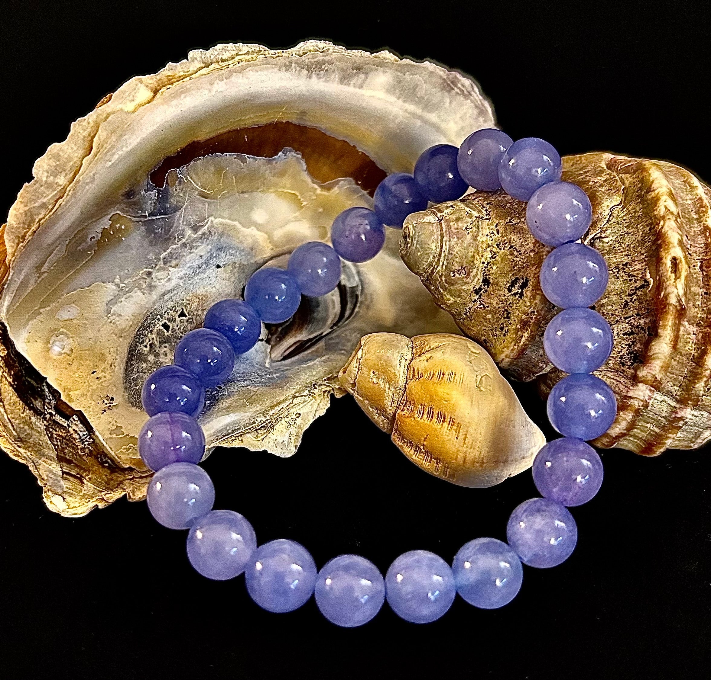 Celestine Serenity Bracelet | Handcrafted Energy Beads for Peace & Spiritual Connection | | Wiccan Center