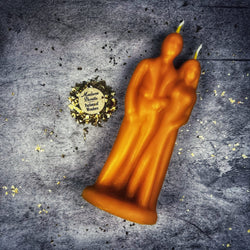 Beeswax Happy Marriage Spell Candle - Commitment & Union Magic | Beeswax Candle | Wiccan Center