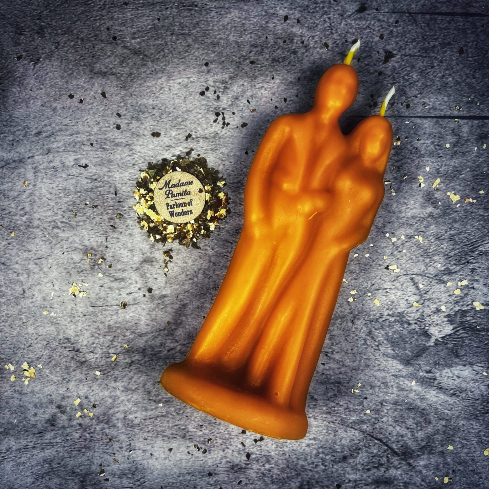 Beeswax Happy Marriage Spell Candle - Commitment & Union Magic | Beeswax Candle | Wiccan Center