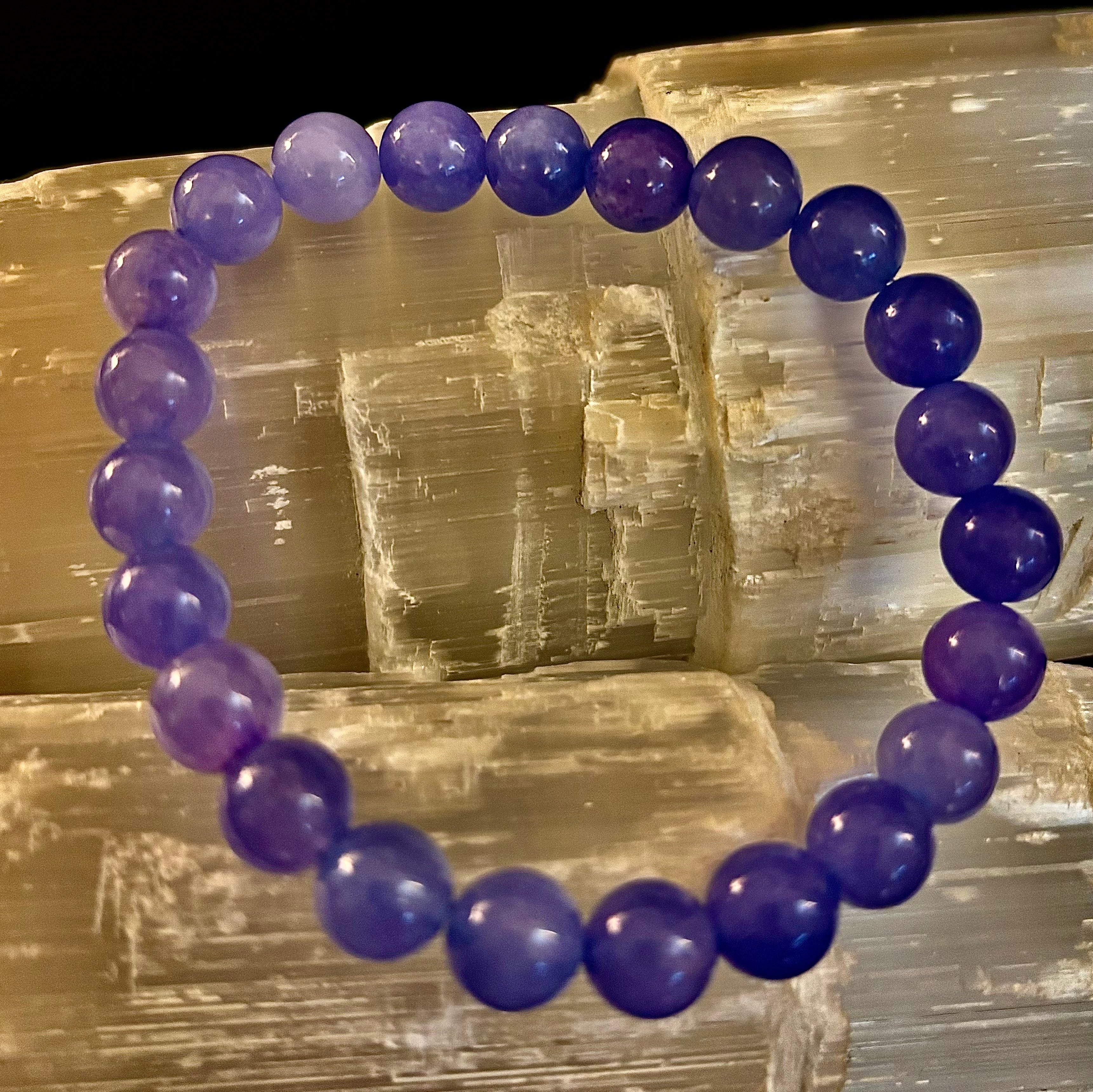 Celestine Serenity Bracelet | Handcrafted Energy Beads for Peace & Spiritual Connection | | Wiccan Center