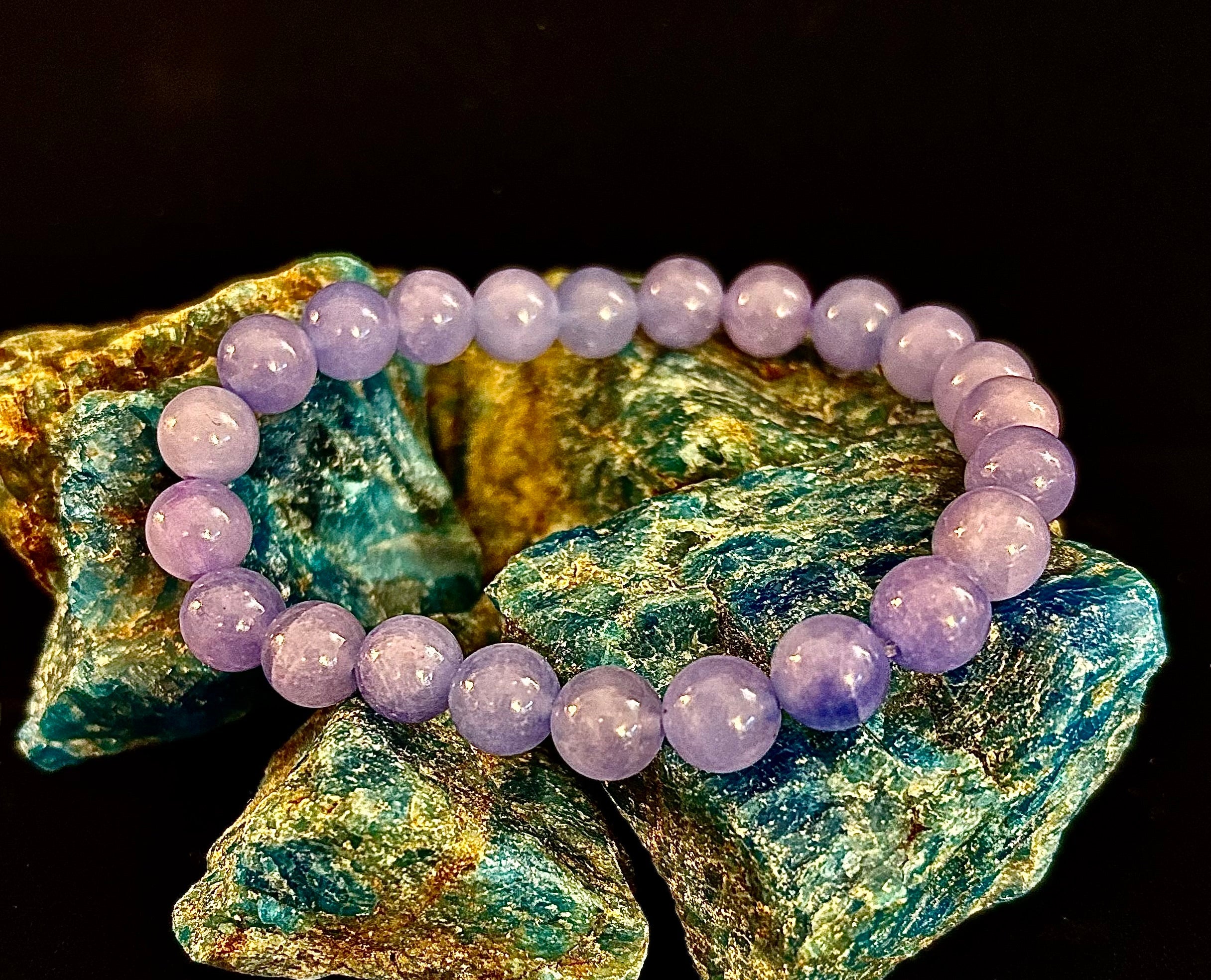 Celestine Serenity Bracelet | Handcrafted Energy Beads for Peace & Spiritual Connection | | Wiccan Center