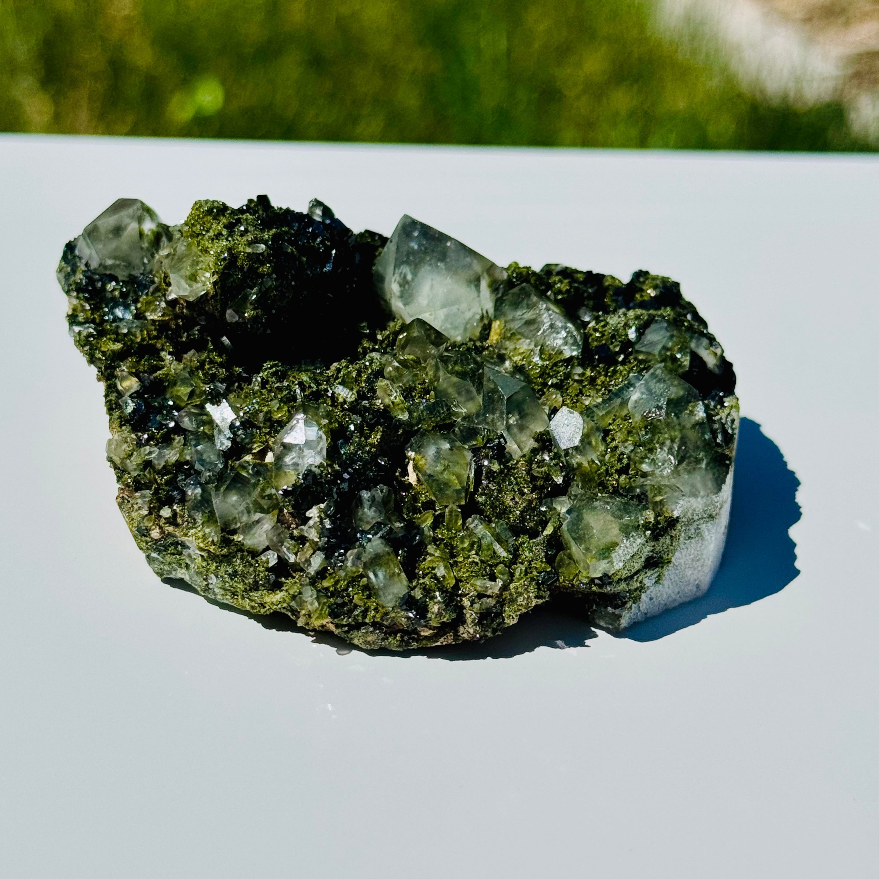 Epidote and Quartz (Turkey) | | Wiccan Center