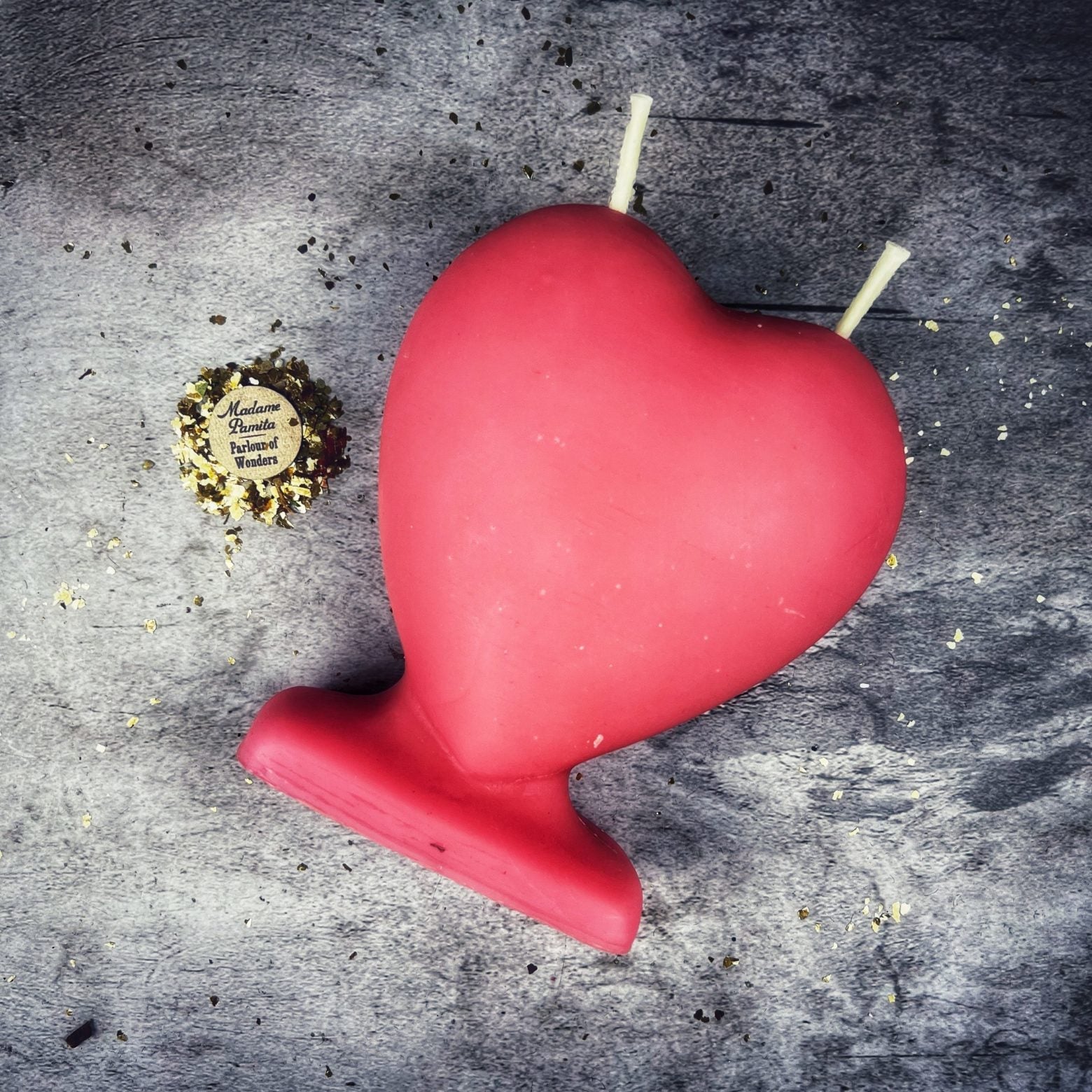 Beeswax Twin Flame Love Spell Candle - Soul Mate & True Love Magic | Beeswax Candle | Wiccan Center