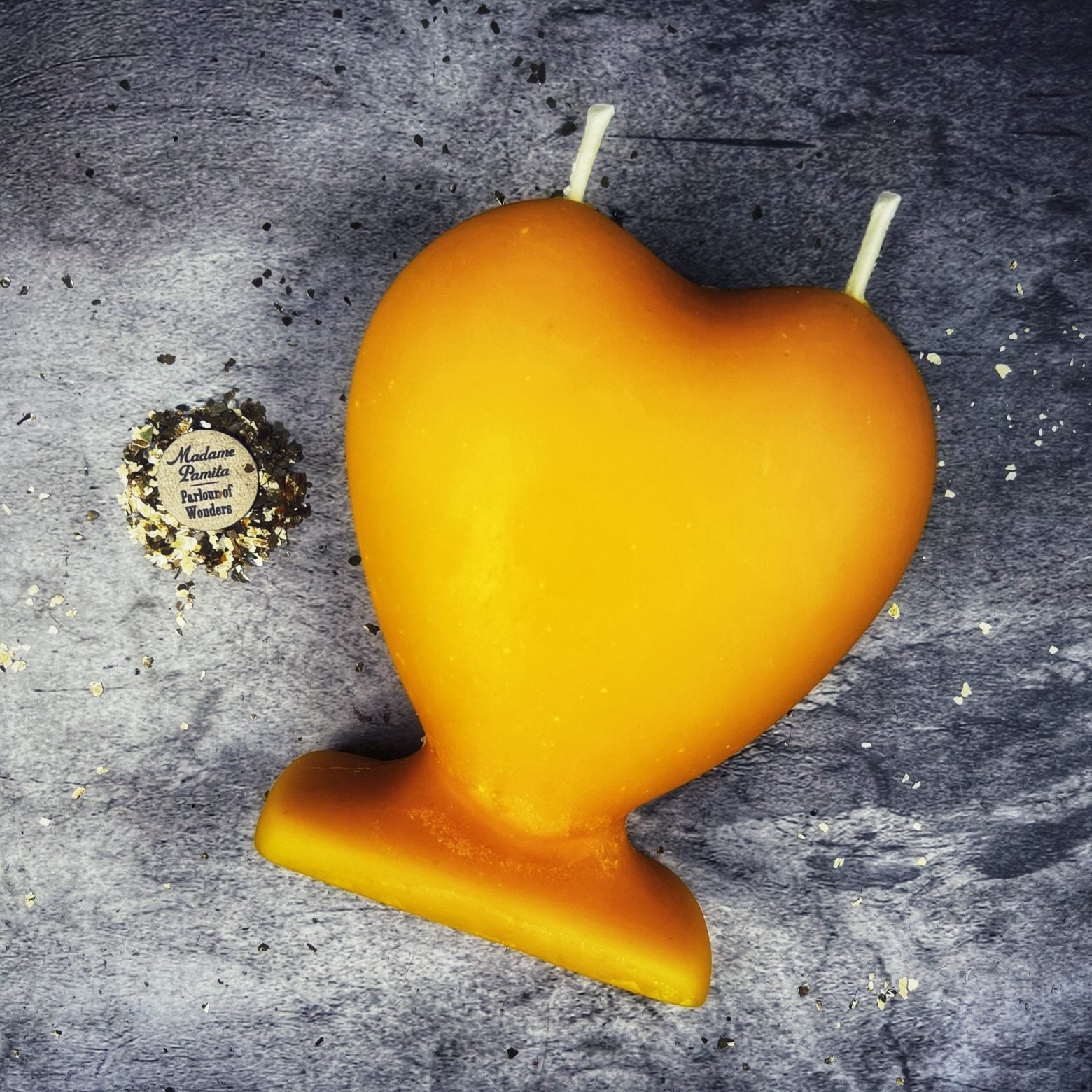 Beeswax Twin Flame Love Spell Candle - Soul Mate & True Love Magic | Beeswax Candle | Wiccan Center