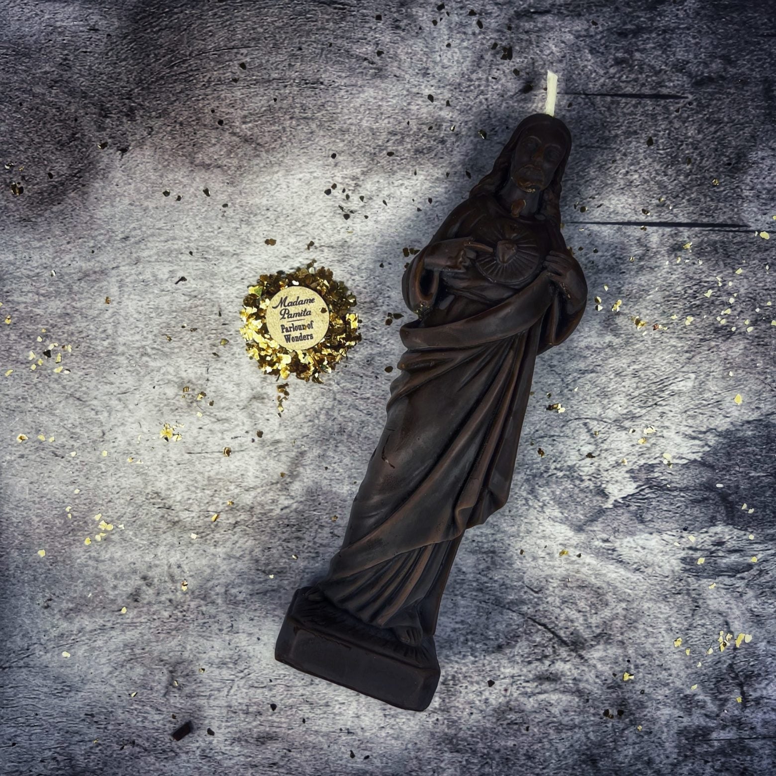 Beeswax Sacred Heart of Jesus Spell Candle - Divine Love & Miracles | Beeswax Candle | Wiccan Center