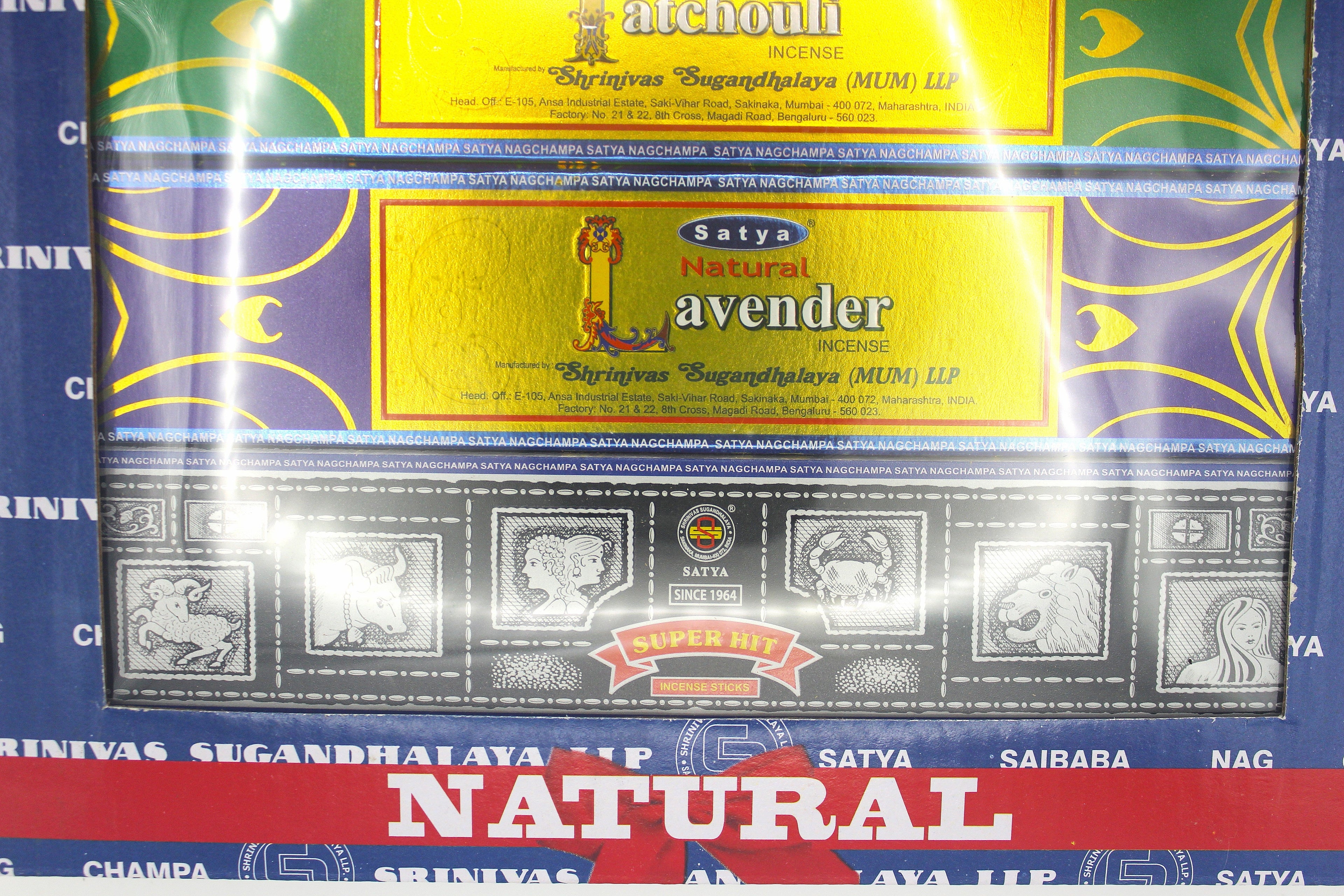 Satya Natural Incense Assortment 7 Pack | | Wiccan Center