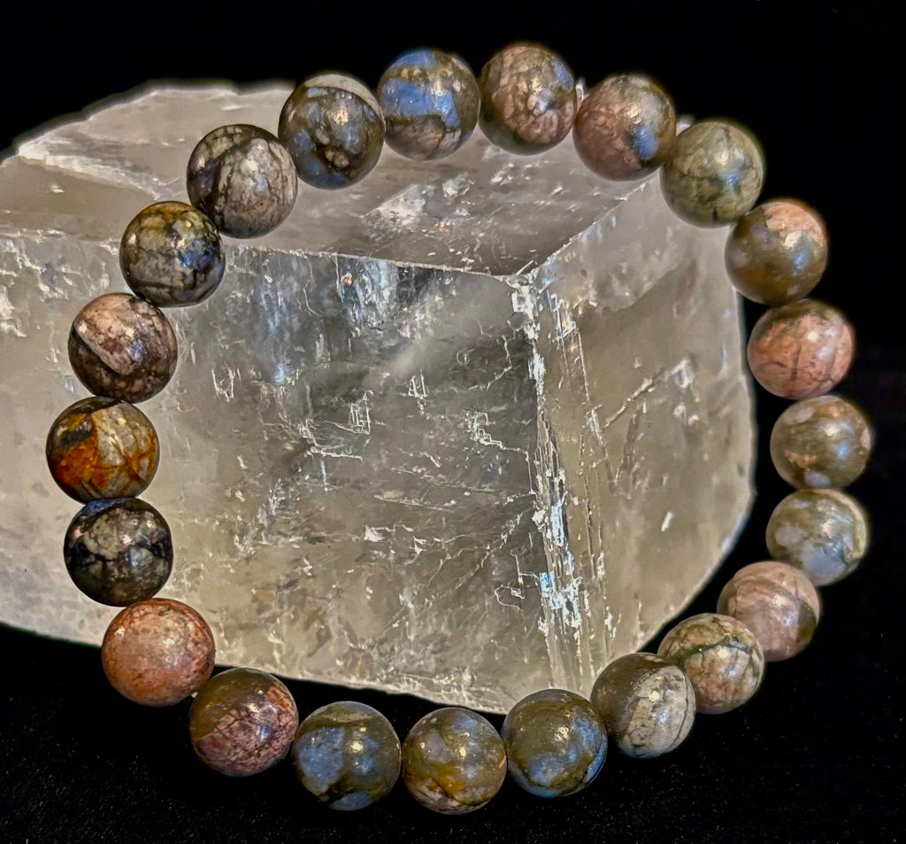 Que Sera Sera Natural Stone Bracelet | 8mm Beads for Small to Medium Wrists | | Wiccan Center