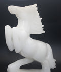 White Calcite Horse Carving – Clarity, Calm & Quiet Strength | | Wiccan Center