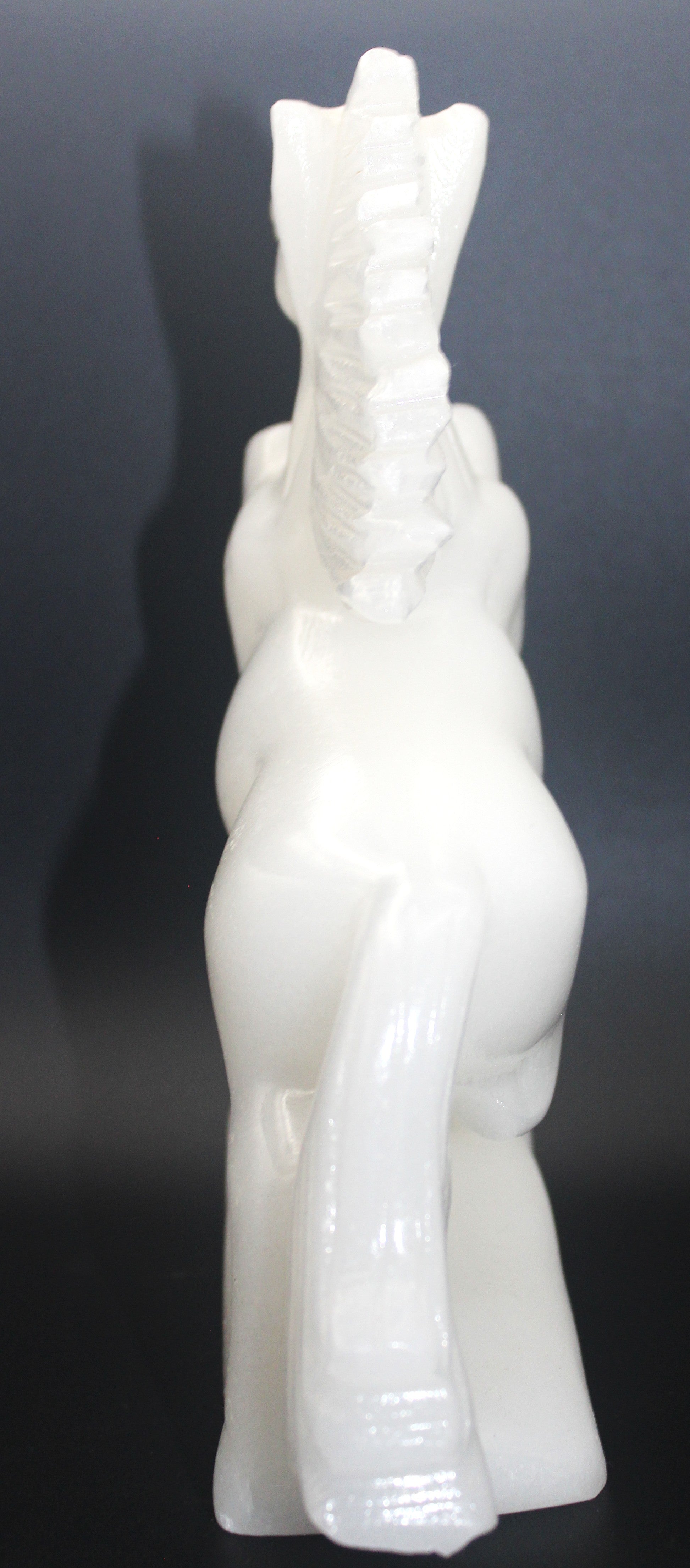 White Calcite Horse Carving – Clarity, Calm & Quiet Strength | | Wiccan Center