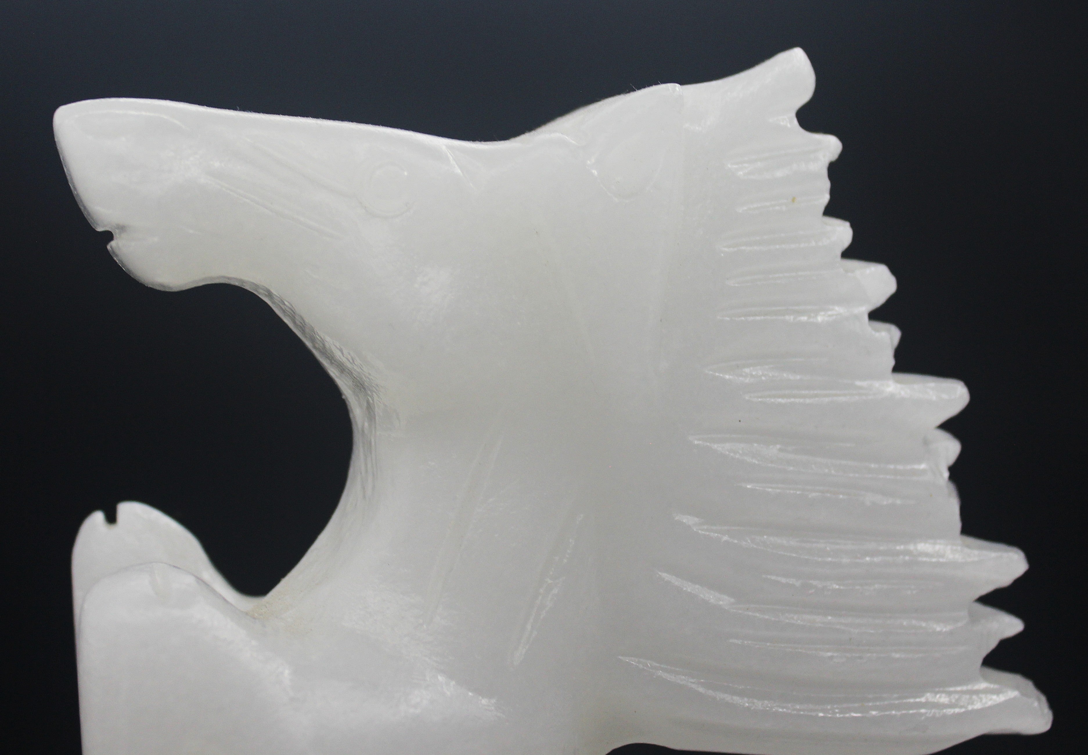 White Calcite Horse Carving – Clarity, Calm & Quiet Strength | | Wiccan Center