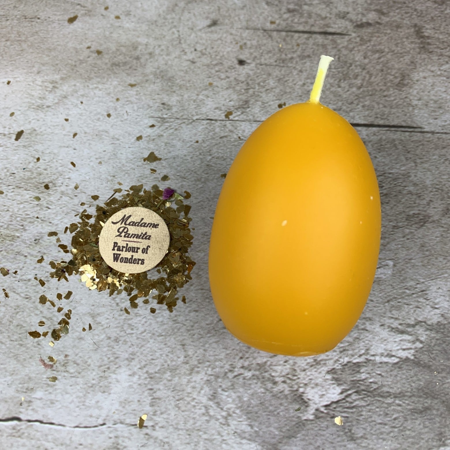 Beeswax Egg Talisman Spell Candle - New Beginnings & Fertility Magic | Beeswax Candle | Wiccan Center