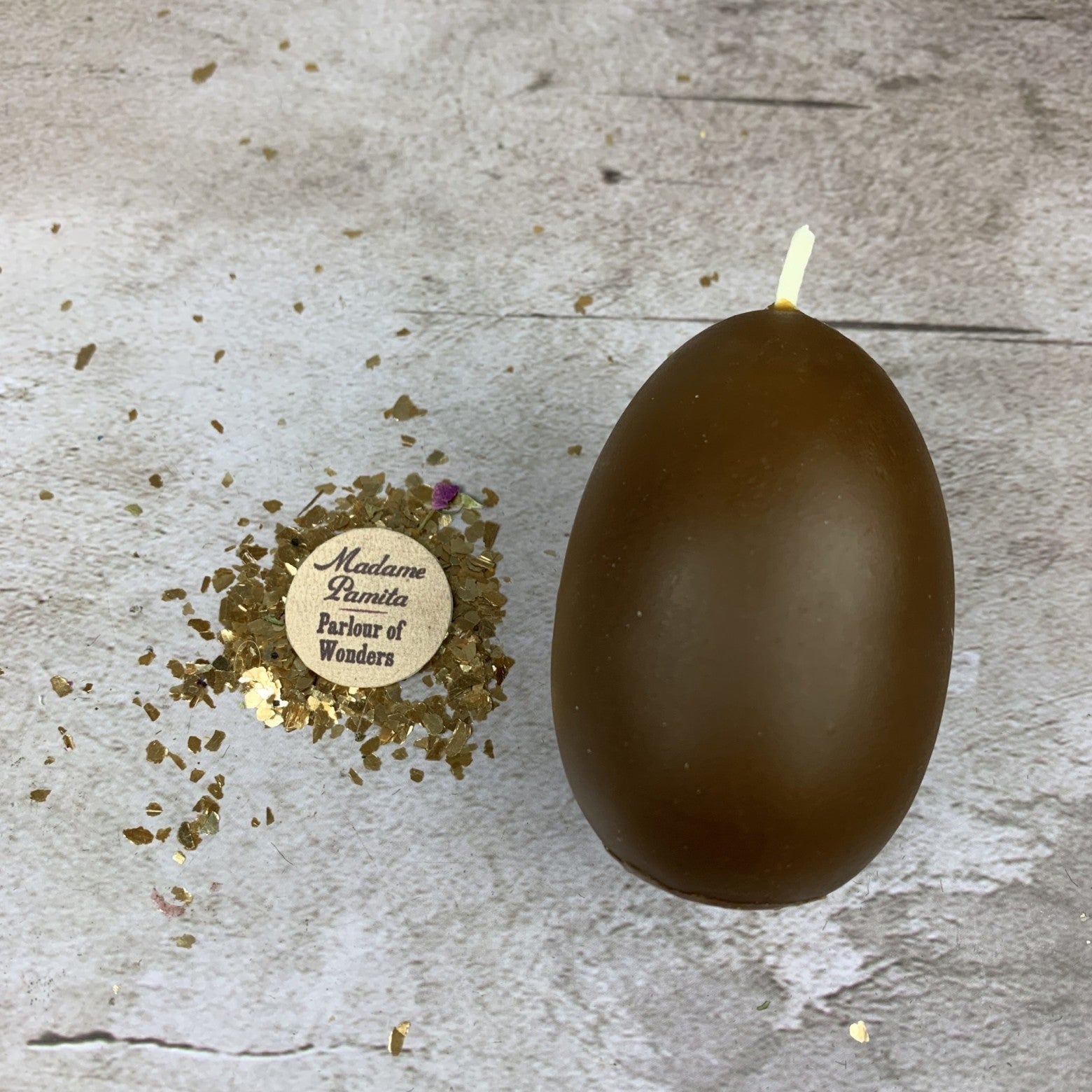 Beeswax Egg Talisman Spell Candle - New Beginnings & Fertility Magic | Beeswax Candle | Wiccan Center