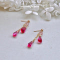 Mini Pomegranate Seed Earrings