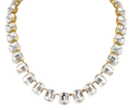 Cara Crystal Emerald Cut Necklace