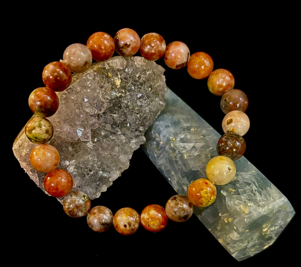 Pink Lepidolite Stress-Relief Bracelet – Heart & Crown Chakra Support | | Wiccan Center