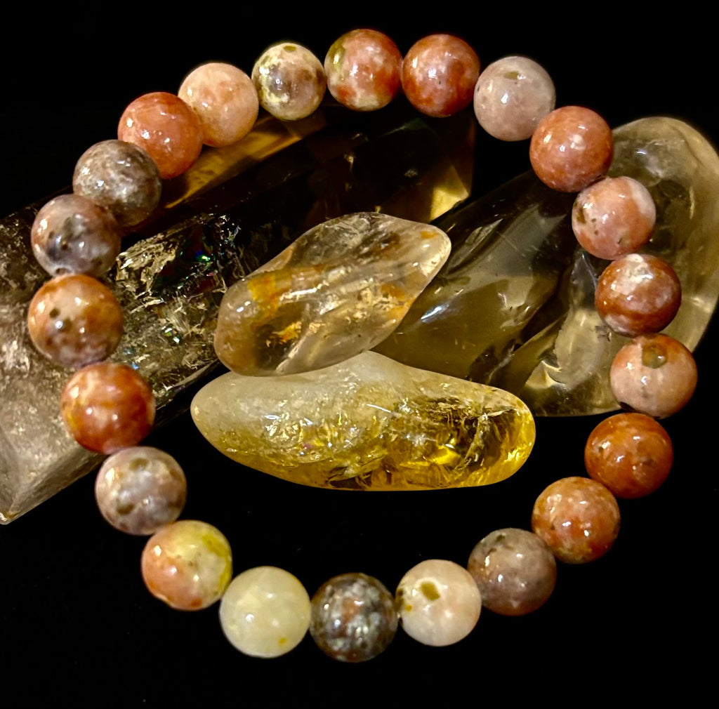 Pink Lepidolite Stress-Relief Bracelet – Heart & Crown Chakra Support | | Wiccan Center