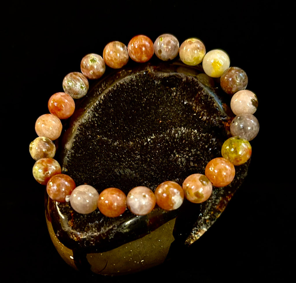 Pink Lepidolite Stress-Relief Bracelet – Heart & Crown Chakra Support | | Wiccan Center