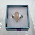 Sterling Silver Oval Rose Quartz - Size 8 - Loving, Soothing & Heart Opening | Rings | Wiccan Center