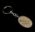 Natural Crystal Worry Stone Keychain – Amethyst, Clear Quartz, Obsidian, Tiger’s Eye, Green Aventurine & Rose Quartz (1.25”) | | Wiccan Center