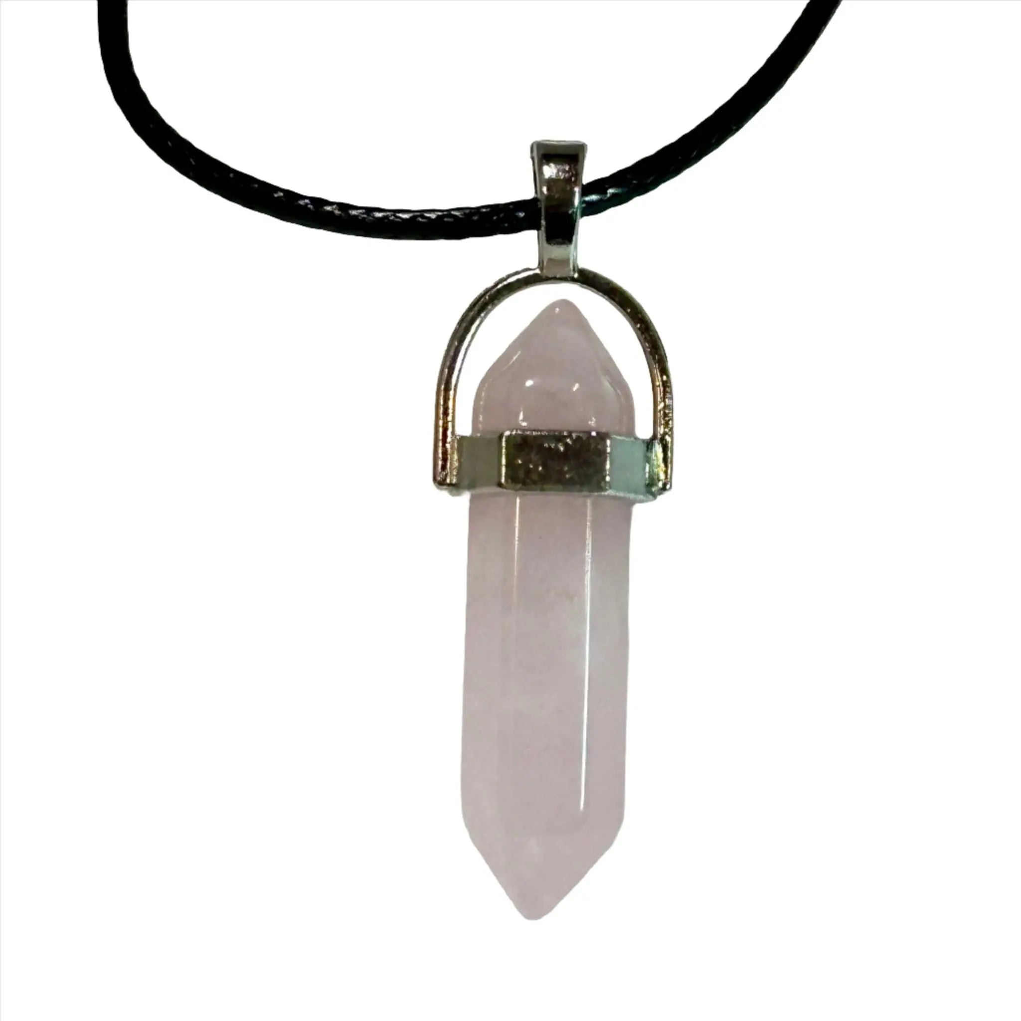 Rose Quartz Bullet Point Necklace | Chains and Necklaces | Wiccan Center