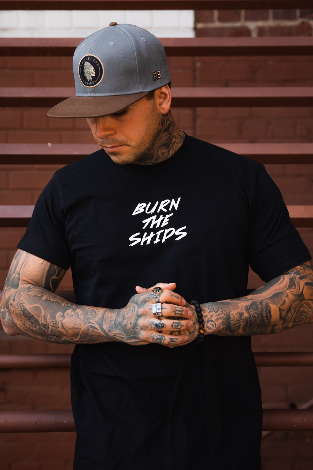 Burn The Ships Trad. T-Shirt | | Wiccan Center