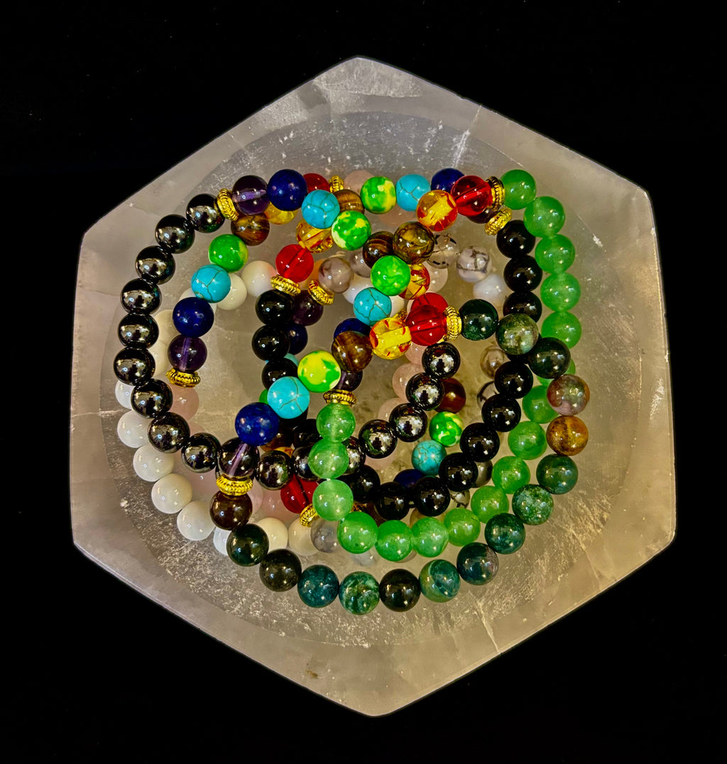 🌈 7 Chakra Bracelets for 7 Days – Complete Weekly Energy Set (Gift Box) | | Wiccan Center