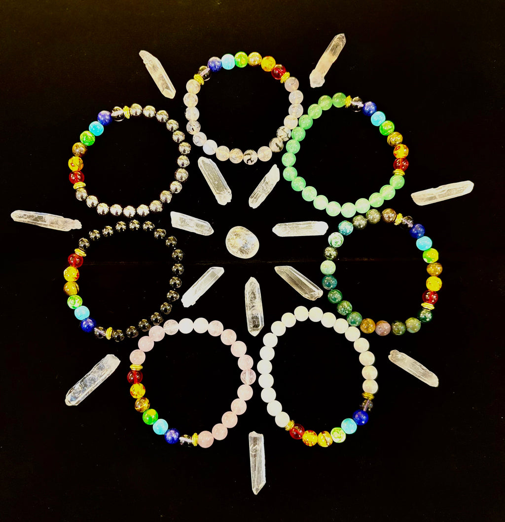 🌈 7 Chakra Bracelets for 7 Days – Complete Weekly Energy Set (Gift Box) | | Wiccan Center