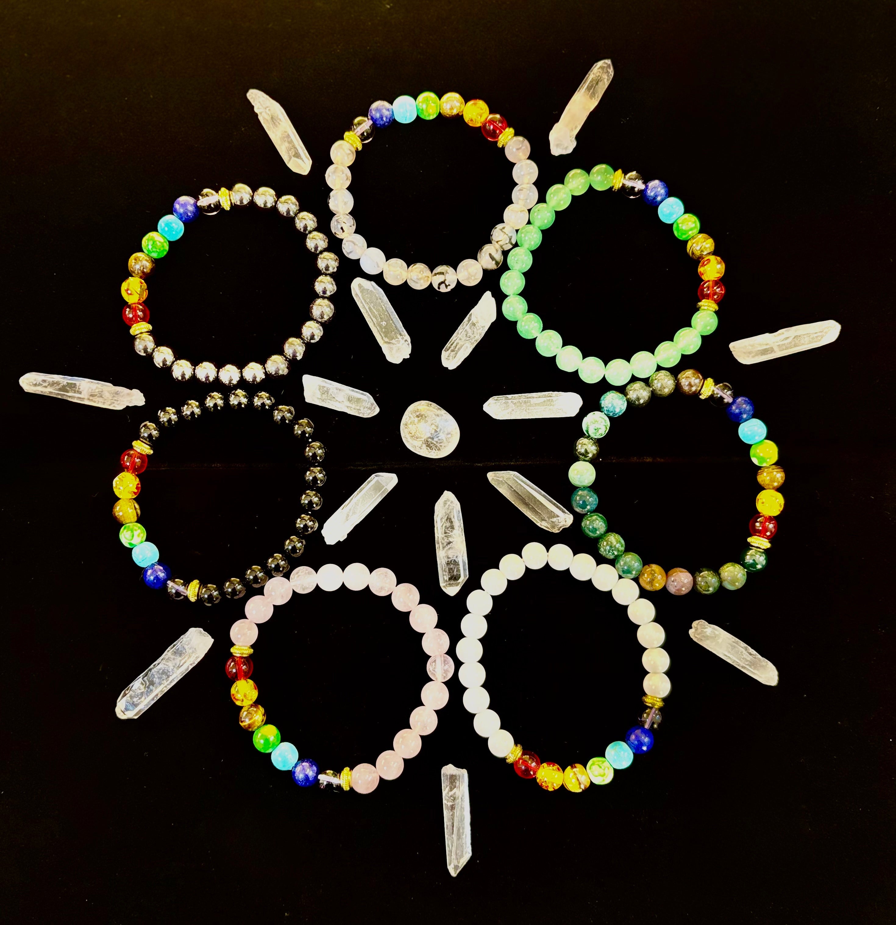 🌈 7 Chakra Bracelets for 7 Days – Complete Weekly Energy Set (Gift Box) | | Wiccan Center