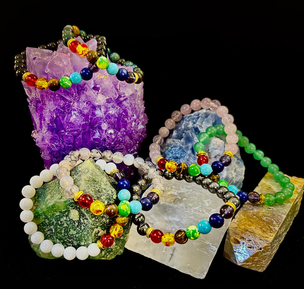 🌈 7 Chakra Bracelets for 7 Days – Complete Weekly Energy Set (Gift Box) | | Wiccan Center