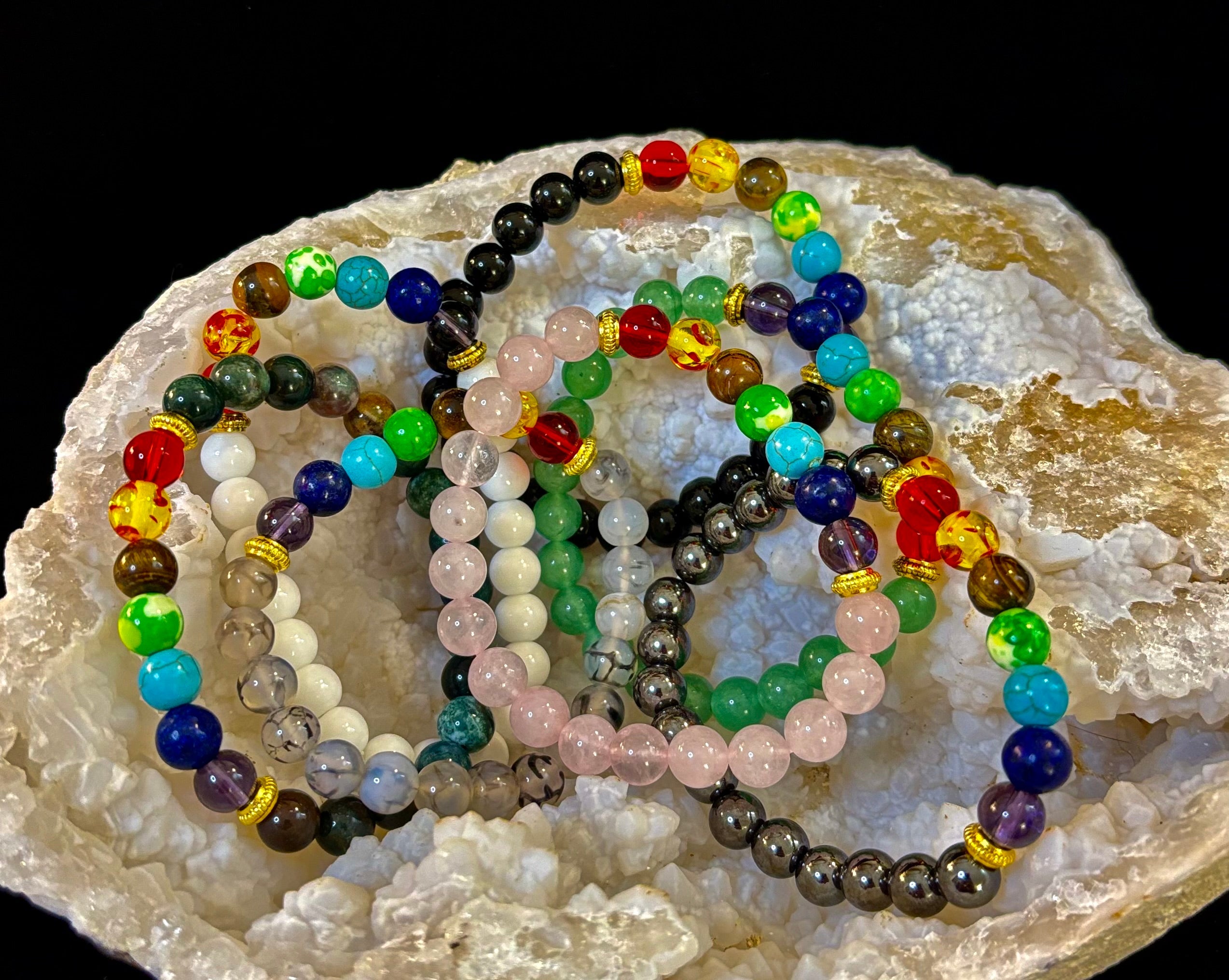 🌈 7 Chakra Bracelets for 7 Days – Complete Weekly Energy Set (Gift Box) | | Wiccan Center