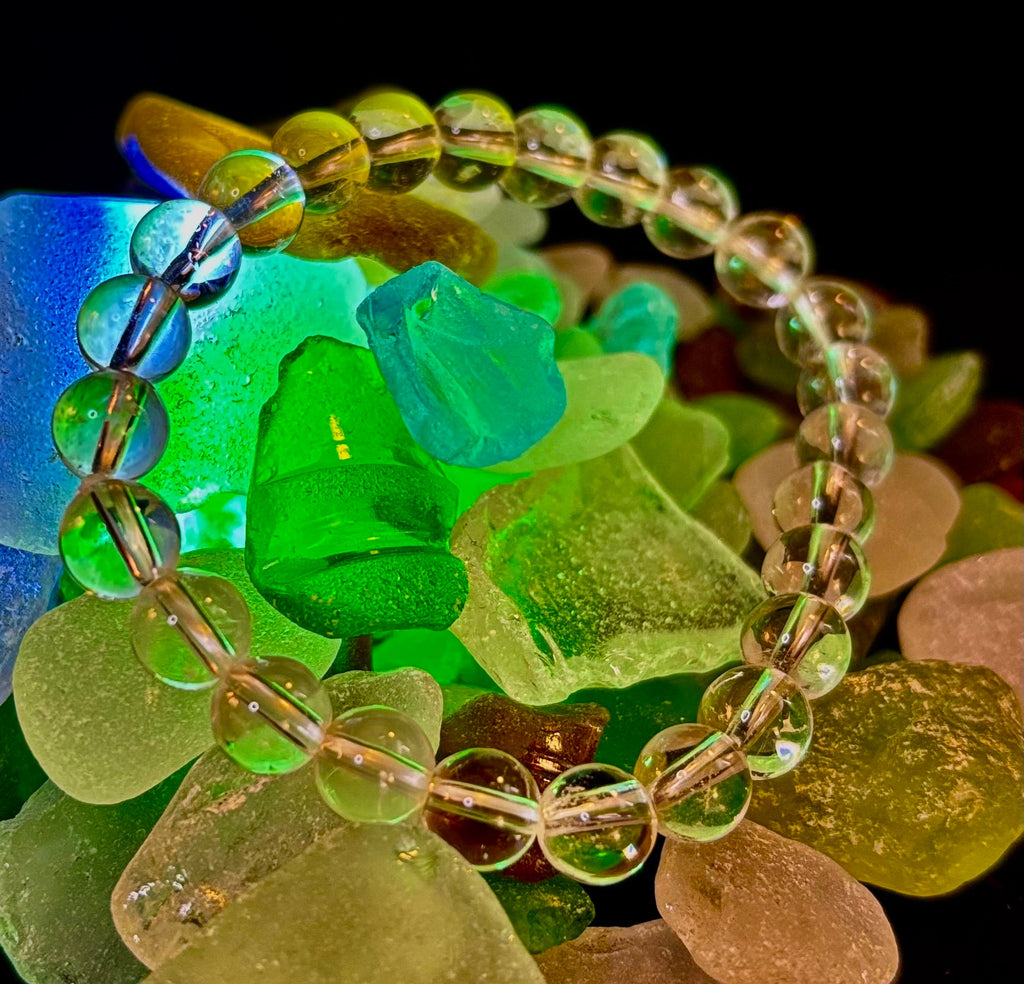 Clear Quartz Clarity Bracelet – 8mm Natural Crystal (Medium Wrists) | | Wiccan Center