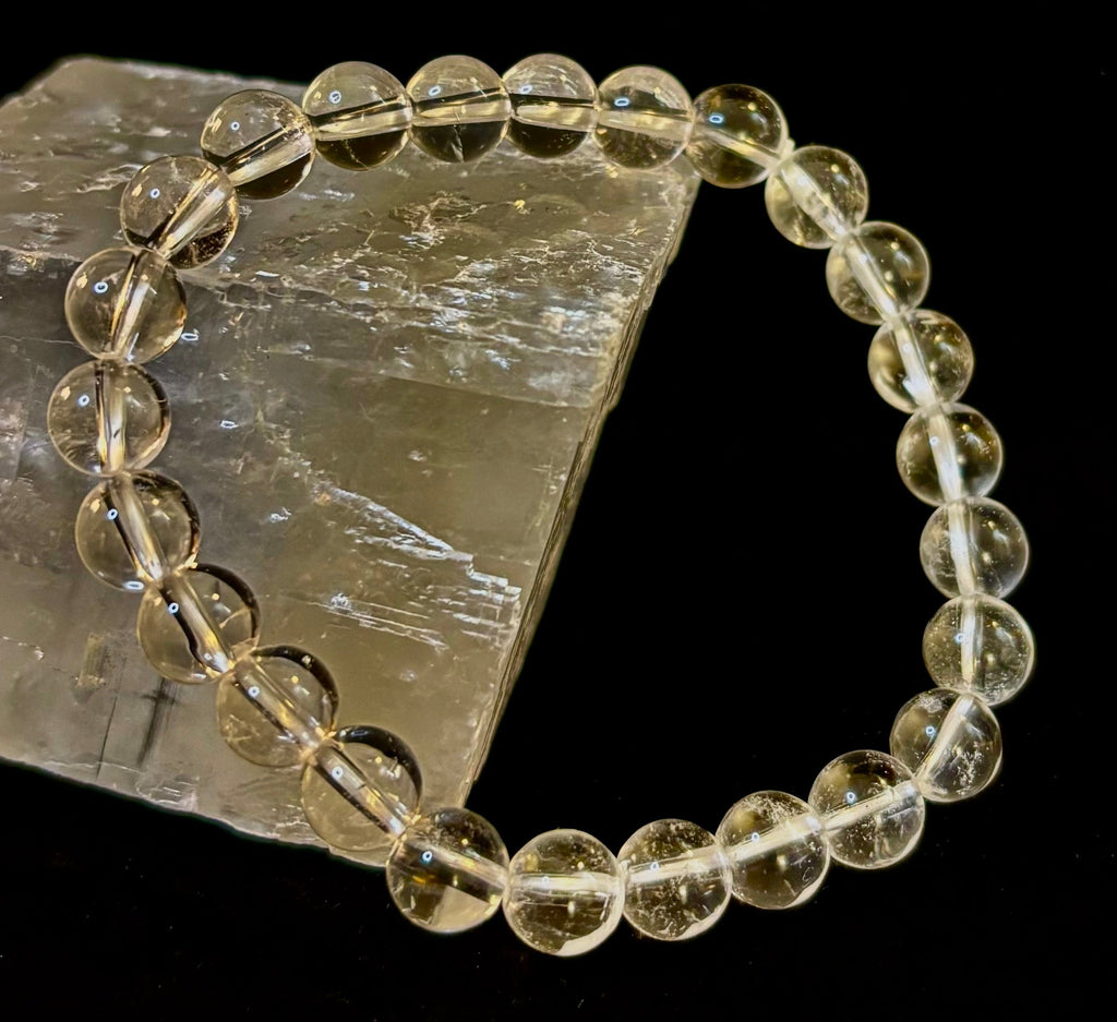 Clear Quartz Clarity Bracelet – 8mm Natural Crystal (Medium Wrists) | | Wiccan Center