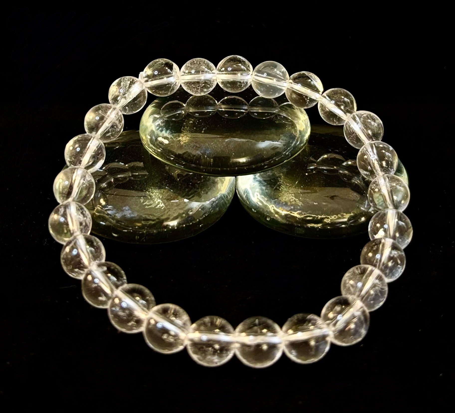 Clear Quartz Clarity Bracelet – 8mm Natural Crystal (Medium Wrists) | | Wiccan Center