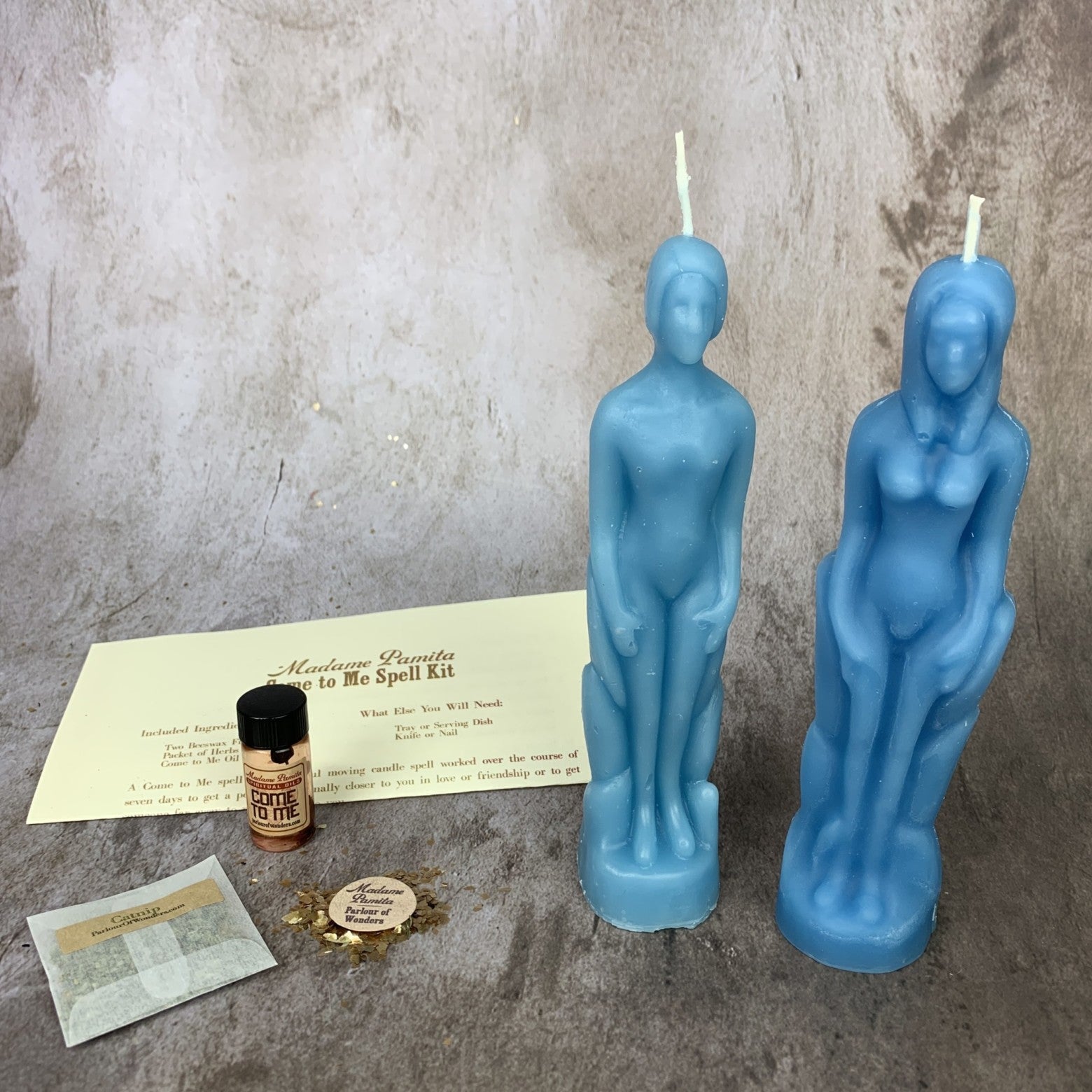Come to Me Candle Spell Kit Human/Female - Attract Love & Passion | Candle Spell Kit | Wiccan Center