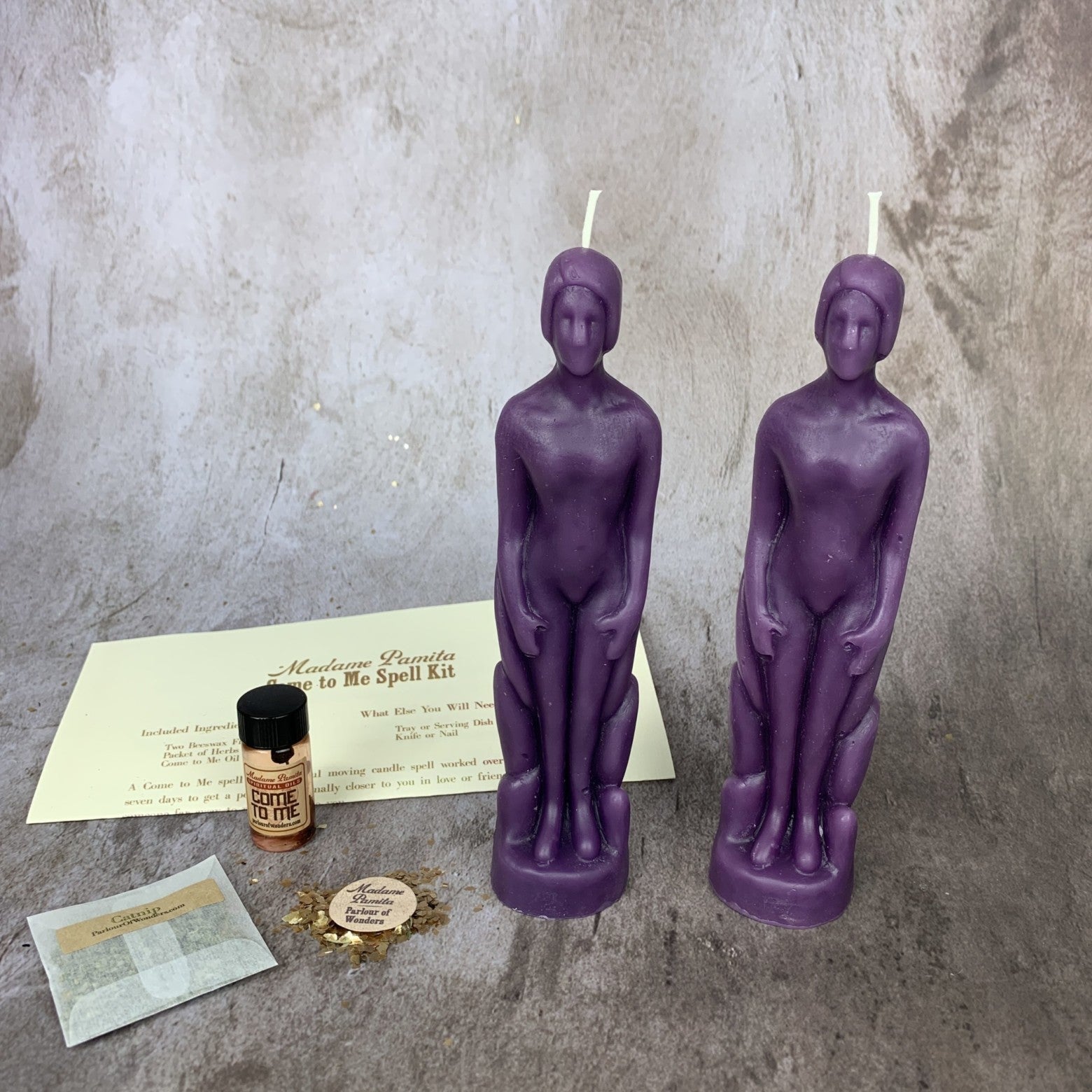 Come to Me Candle Spell Kit Human/Human - Attract Love & Passion | Candle Spell Kit | Wiccan Center