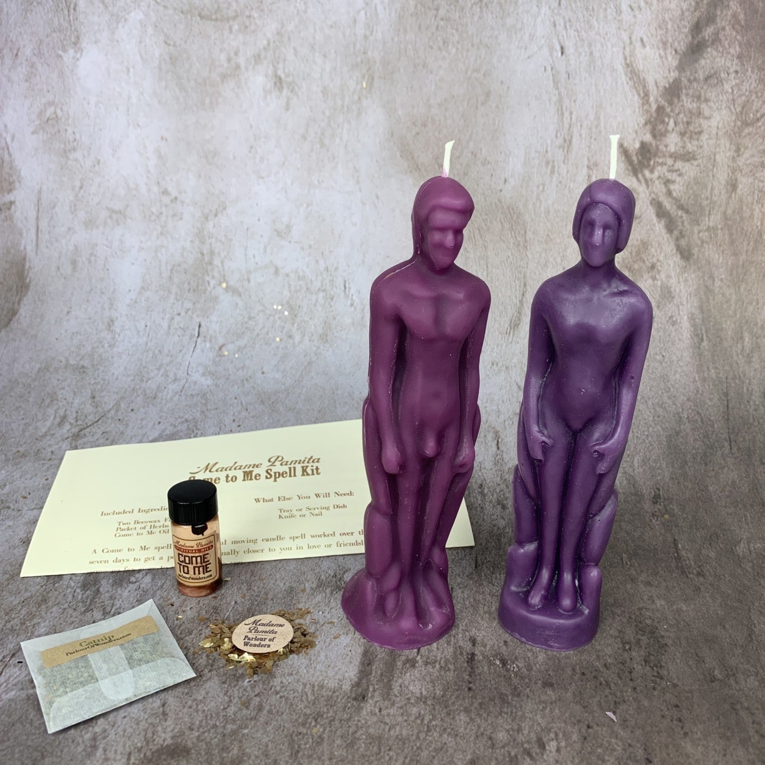Come to Me Candle Spell Kit Human/Male - Attract Love & Passion | Candle Spell Kit | Wiccan Center